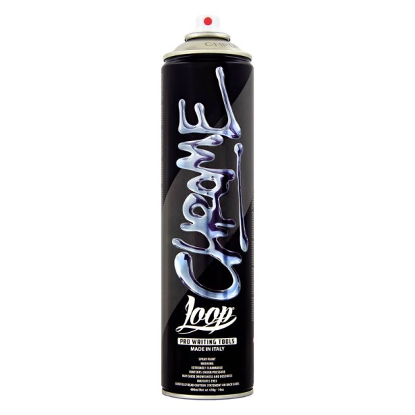 Loopcolors Cans Chrome 600ml - silber