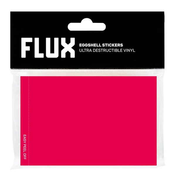 Flux Eggshell Stickers - 50 Stück - Magenta