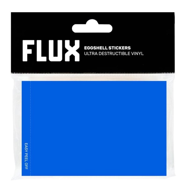 Flux Eggshell Stickers - 50 Stück - Cyan