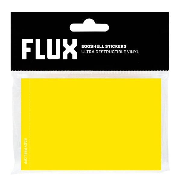 Flux Eggshell Stickers - 50 Stück - Gelb