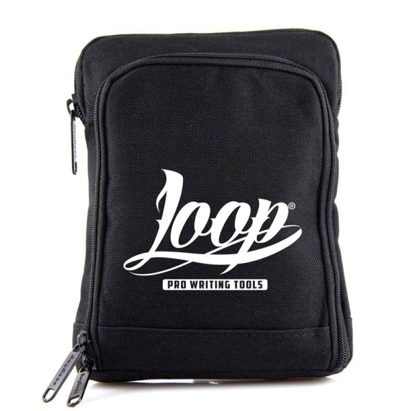 Loopcolors Pusherbag Logo Loop - Schwarz-Weiß