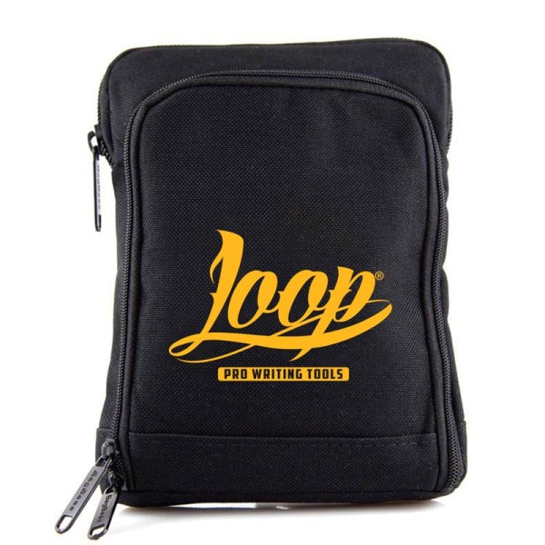 Loopcolors Pusherbag Logo Loop - Schwarz-Gelb