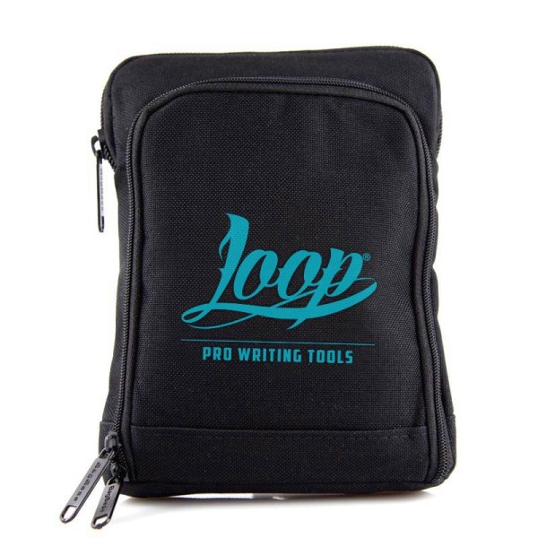 Loopcolors Pusherbag Logo Loop - Schwarz-Aqua