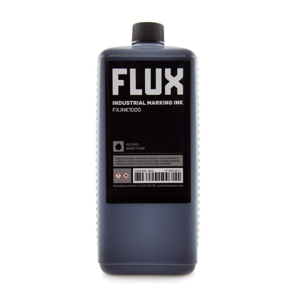 Flux Refill Industrial Marking Ink FX.INK1000 - 1000ml Black